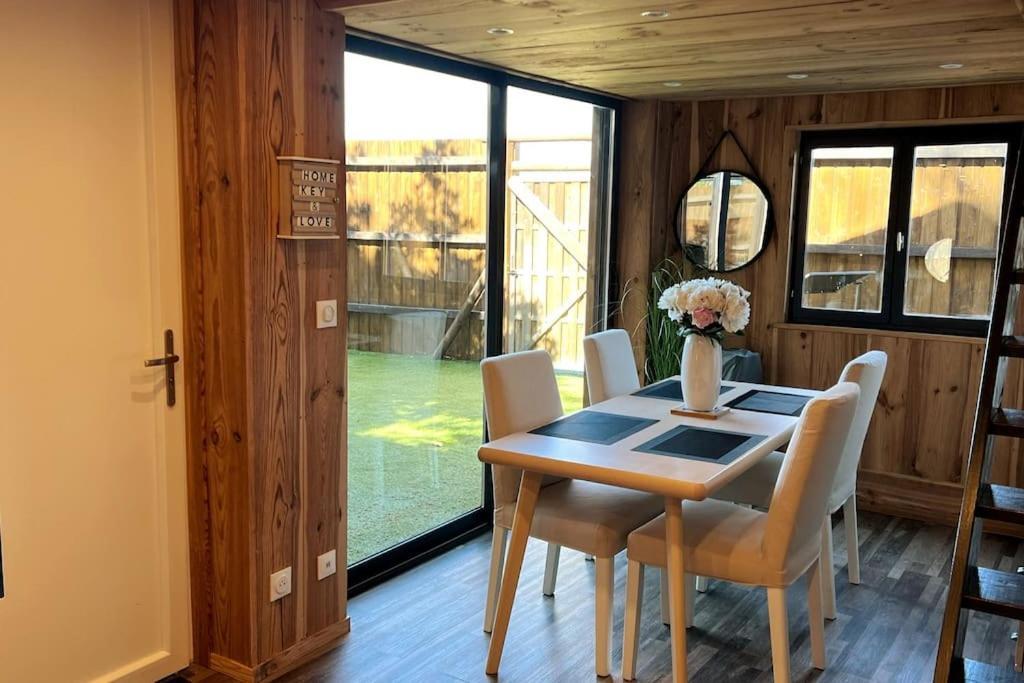 Chalet Et Jaccuzy Sur La Plage Біскарросс Екстер'єр фото