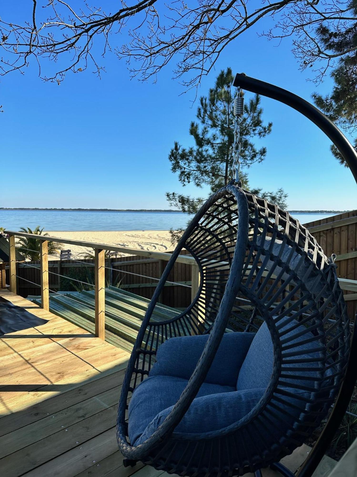 Chalet Et Jaccuzy Sur La Plage Біскарросс Екстер'єр фото