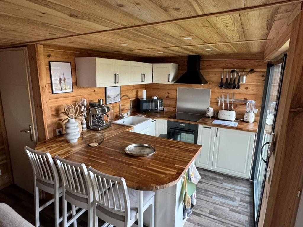 Chalet Et Jaccuzy Sur La Plage Біскарросс Екстер'єр фото