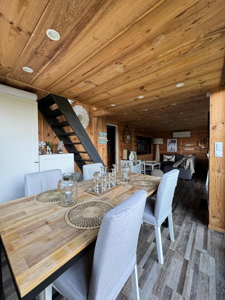 Chalet Et Jaccuzy Sur La Plage Біскарросс Екстер'єр фото